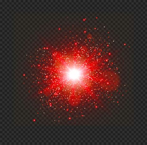 Bright Explosion Light Red Effect Image Png Citypng
