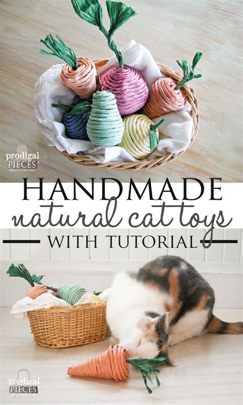 Natural Cat Toys You Can Diy Prodigal Pieces In 2020 Homemade Cat