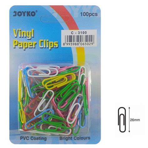 Jual Paper Clip Klip Kertas Warna Warni Joyko C Shopee Indonesia