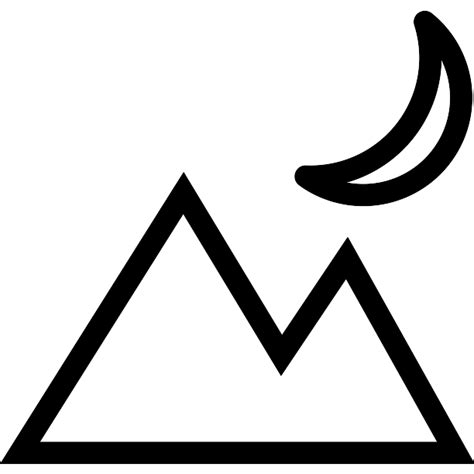 Free Free 54 Mountain Moon Svg SVG PNG EPS DXF File