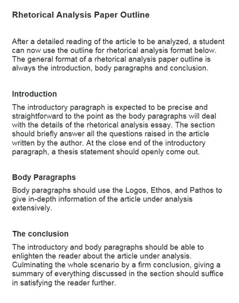 My critique can and should be careful and praise the text if possible, as well as pointing out metaphors, disagreements and shortcomings. How to Write a Rhetorical Analysis Essay in 2019 at ...