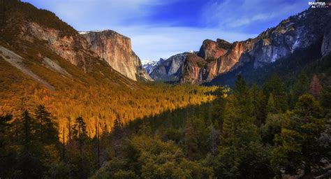Yosemite Valley Mountains State Of California El Capitan Peak