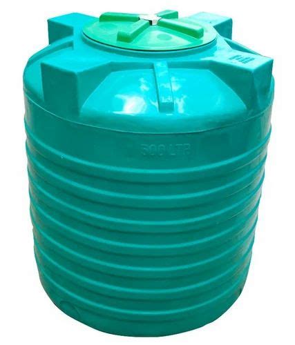 Lldpe Plastic 500l Green Plastic Water Storage Tank At Rs 55litre In