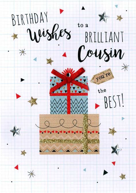 Cousin Birthday Greeting Card Cards