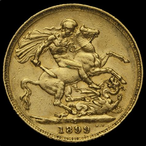 1899 Queen Victoria Veiled Head Full Sovereign, Sydney Mint