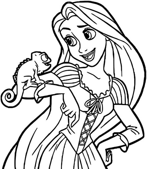 Desenhos De Rapunzel Para Colorir Como Fazer Em Casa