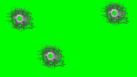 Bullet Shot Holes Green Screen Effect Video In Hd Youtube
