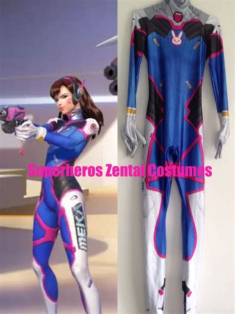 2017 Newest Dva Costume 3d Print Dva Classic Skin Custom Halloween D