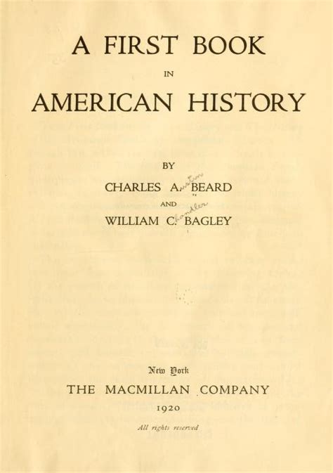 A First Book In American History Library Of Congress
