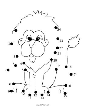 Dot to dot for adults at getdrawings | free download. Printable Lion Dot To Dot Puzzle