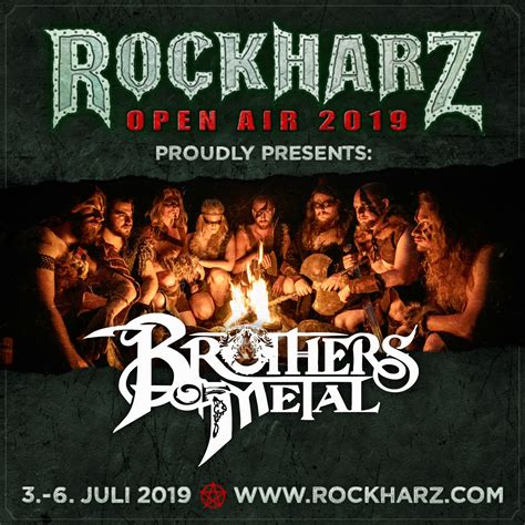 Brothers of metal is a heavy metal band. BROTHERS OF METAL - ROCKHARZ Festival