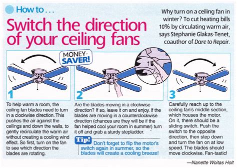 When the weather turns warm, most people know to turn on a fan. Which Way Does A Ceiling Fan Spin In The Winter. Feels ...