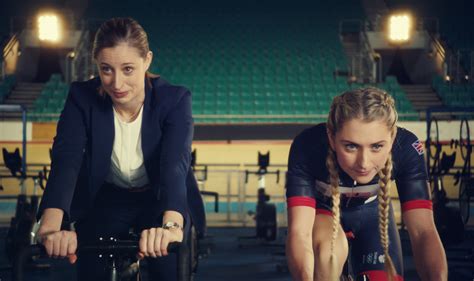 Taking a purplebricks estate agent for a ride around the velodrome with her suit on. Estate agent get creative with Team GB Olympic stars in ...