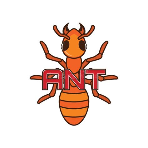 Ants Logo For Business Or Animal Object Vector Illustration Stock