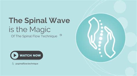 The Spinal Wave Is The Magic Of The Spinal Flow Technique Youtube