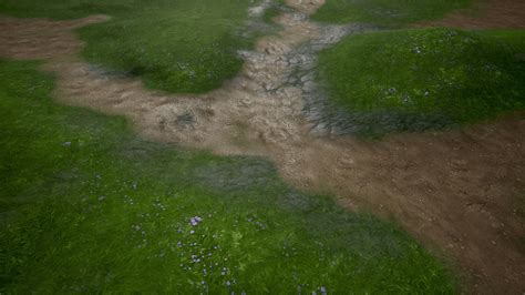 Stylized Ground Textures in Materials - UE Marketplace