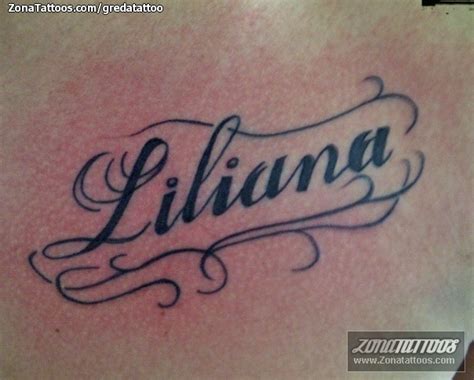 Tatuaje De Nombres Letras