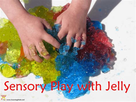 Sensory Play With Jelly Learning 4 Kids