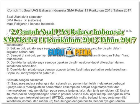 Soal dan pembahasan kelas xi bab dinamika rotasi dan kesetimbangan benda tegar part 3/3 soal no. Soal Bahasa Indonesia Kelas 11 Semester 2 Dan Kunci ...