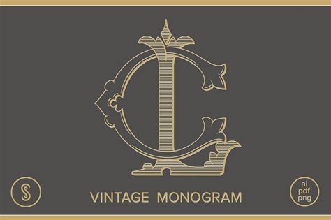 CL Monogram LC Monogram | Monogram, Monogram logo design, Vintage monogram