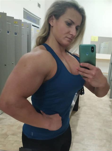 Lenka Ferencukova Huge Biceps Back And Biceps Female Athletes