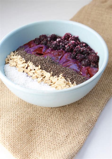 Balsamic Blueberry Smoothie Bowl Recipe Sinful Nutrition