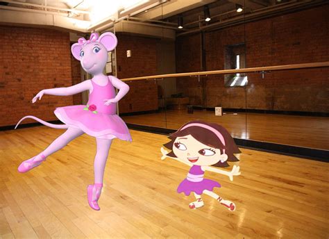 June And Angelina Dancing At A Ballet Studio By Hubfanlover678 On