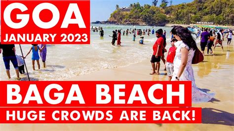Goa Baga Beach 2023 Goa Vlog Situation Update Watersports