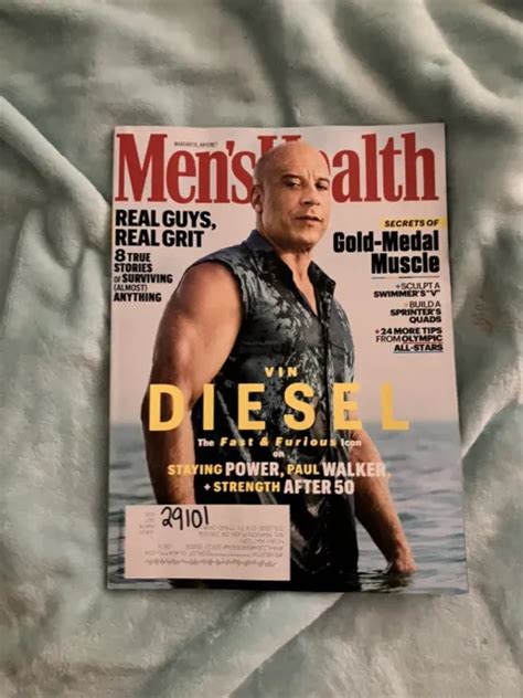 Men S Health Magazine July August 2021 Vin Diesel The Fast And Furious Icon 4 99 Picclick