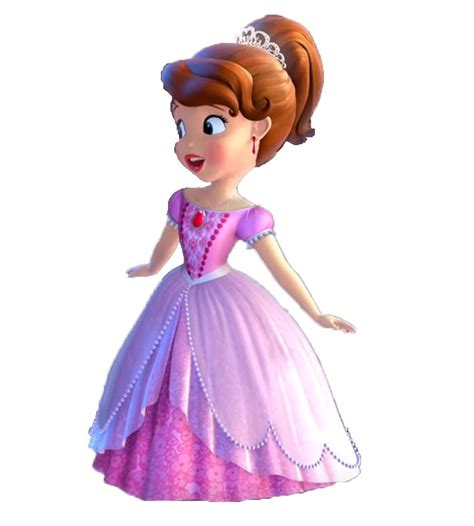 The Princess In Her Pink And Purple Dress Is Standing With Her Hands On Her Hips