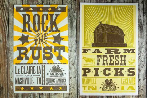 Hatch Show Print Advertising As Art Two Lanes Blog Letterpress