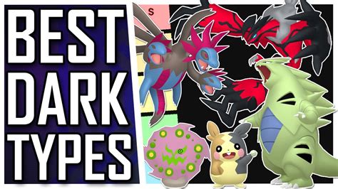 The Best Dark Type Pokemon In Pokemon Sword And Shield Pokésports Youtube