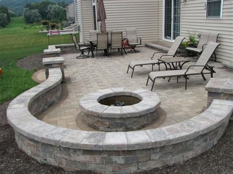 31 Small Paver Patio Ideas Pictures With Fire Pit And Tips