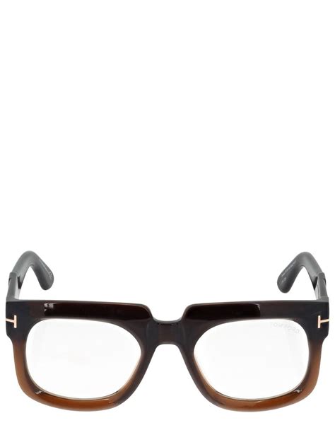 Tom Ford Christian Round Optical Glasses In Brown Lyst
