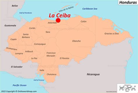 Mapa De La Ceiba Honduras Mapas Detallados De Ciudad Puerto De La Ceiba