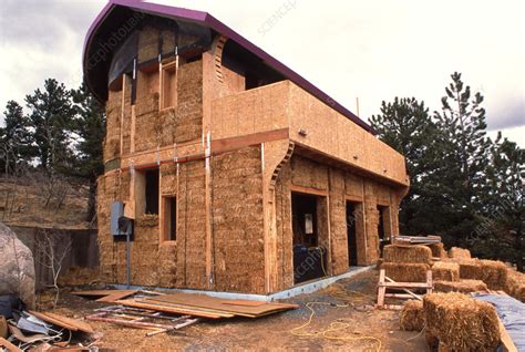 Straw Bale House Stock Image T8400319 Science Photo Library
