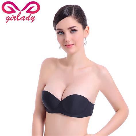 Buy Girlady Seamless Strapless Bra Women Invisible Push Up Bra Top Ladeis