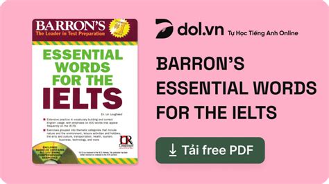 Full Pdf Barrons Essential Words For The Ielts Kèm Review