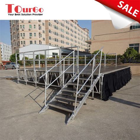 Tourgo 122x244m Portable Aluminum Stage Platform For Sale Portable