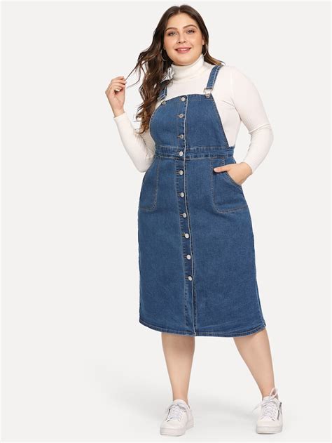 People Will Admire You With Stylish Plus Size Denim Dress