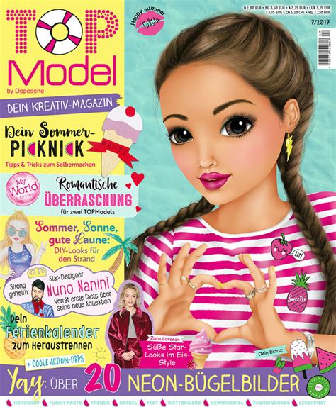 Topmodel Magazine Juillet Version Allemande