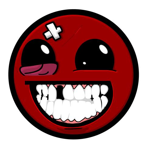 49 happy face memes ranked in order of popularity and relevancy. Super Meat Boy Smiley | Awesome Face / Epic Smiley | Know ...