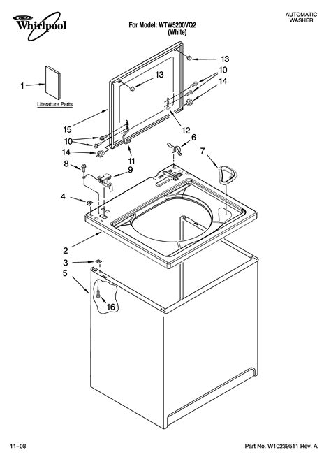 Also check with local pool, spa, and tub suppliers. Looking for Whirlpool model WTW5200VQ2 washer repair ...