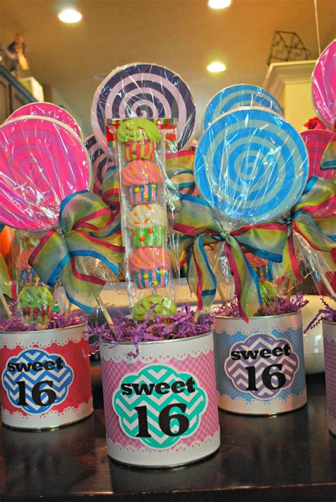 Rated 0 out of 5 stars. Up On Tippy Toes: Sweet 16 Candy Centerpieces