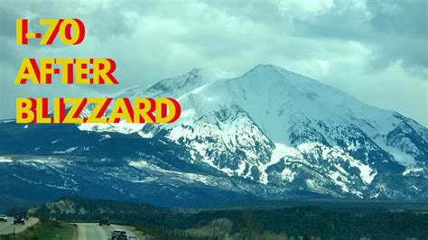 How far is it to? Denver to Silverthorne I-70 after Blizzard vanlife - YouTube
