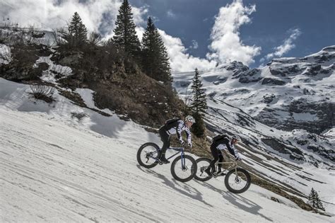 Fat Biking Cycling On Snow In Switzerland Coach