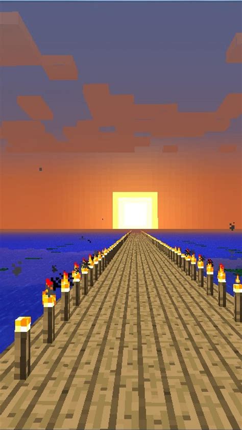 Minecraft Sunset Wallpapers Wallpaper Cave