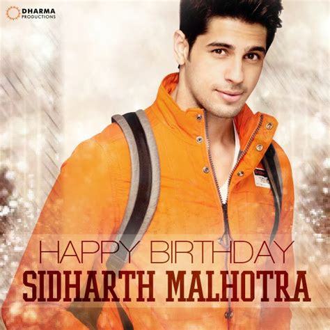 Sidharth Malhotras Birthday Celebration Happybdayto