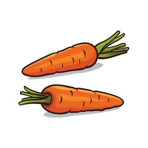 Printed Vinyl Pair Of Carrots Stickers Factory