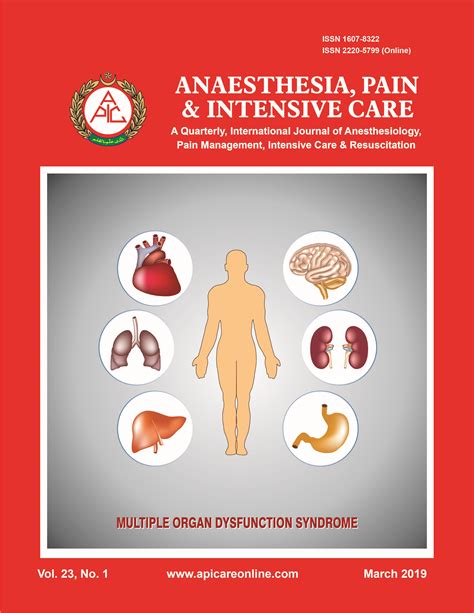 Vol 23 No 1 2019 March 2019 Anaesthesia Pain Amp Intensive Care